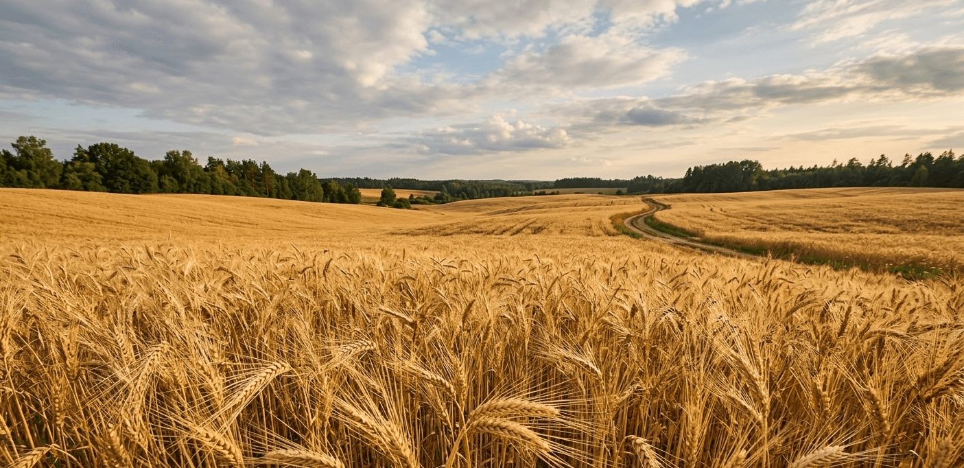 Medium-Hard Wheat Field