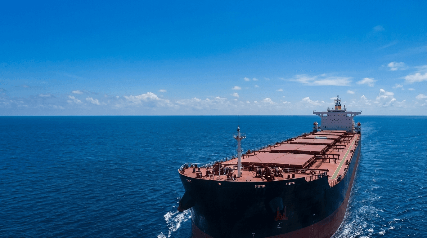Bulker ship representing global reach